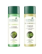 Biotique Combo Of Bio Neem Margosa Anti-Dandruff Shampoo and Conditioner, 190ml & Bio Bhringraj Therapeutic Oil, 200ml